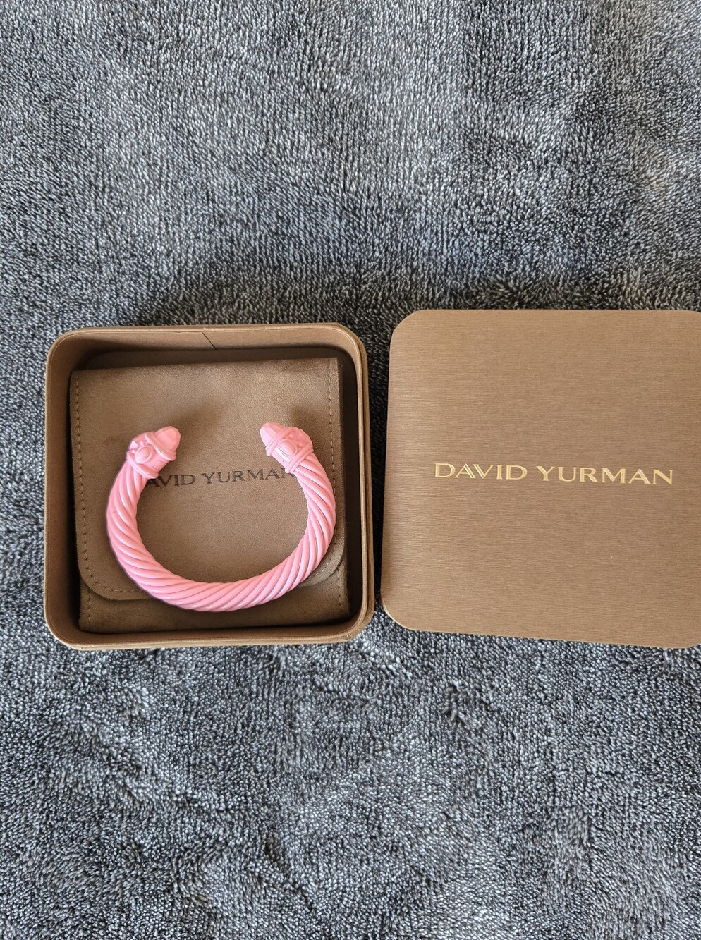 David Yurman Renaissance Bracelet In Pink Aluminum